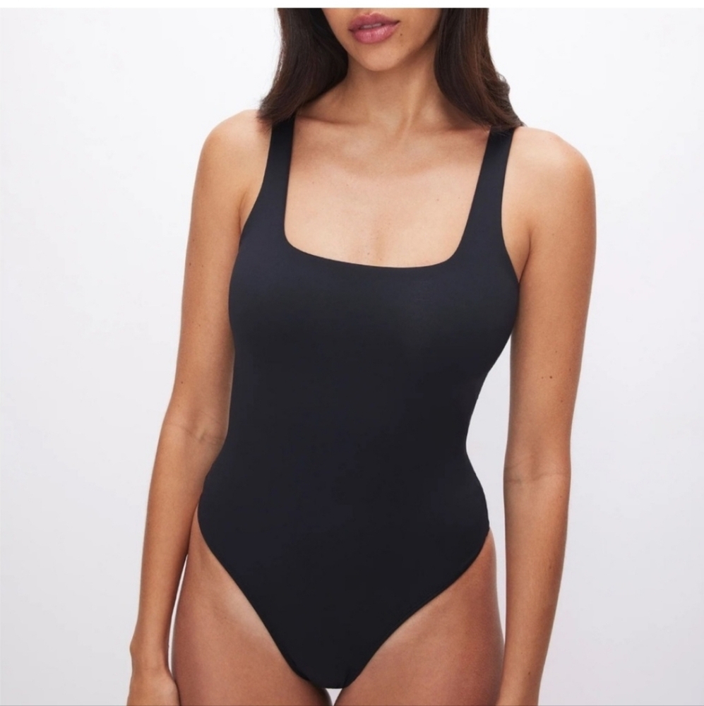 Good American Scuba Tank Bodysuit with Square Neckline Size 4